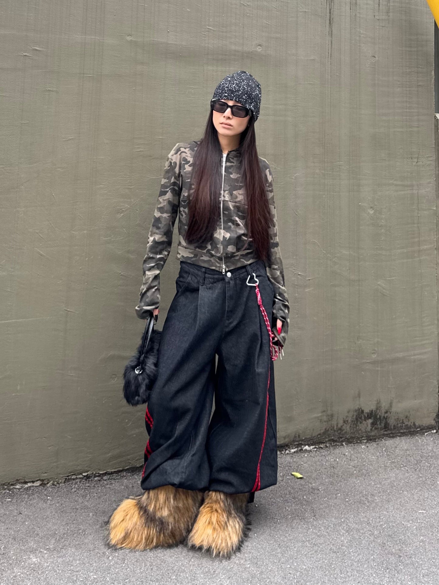 サイドラインスカートパンツ DPB86158