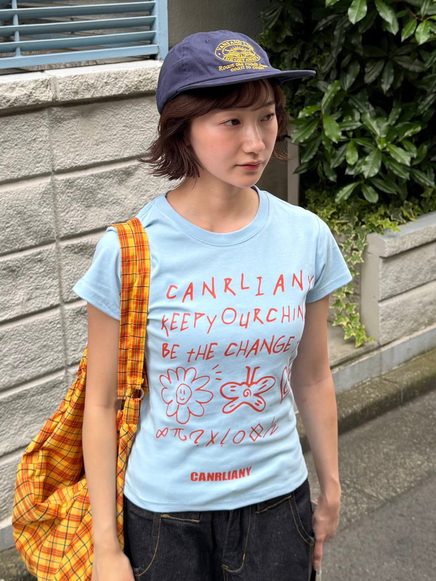 スマイリーフラワーTシャツ DPB91002