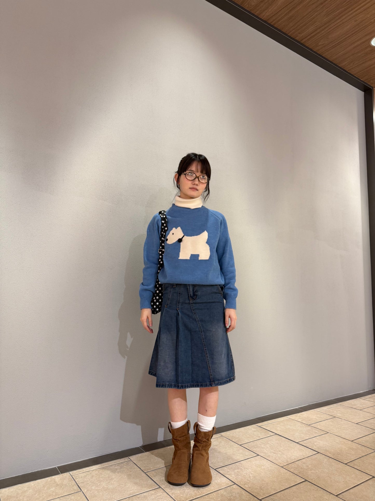 レトロドットトートバッグ DPA43705