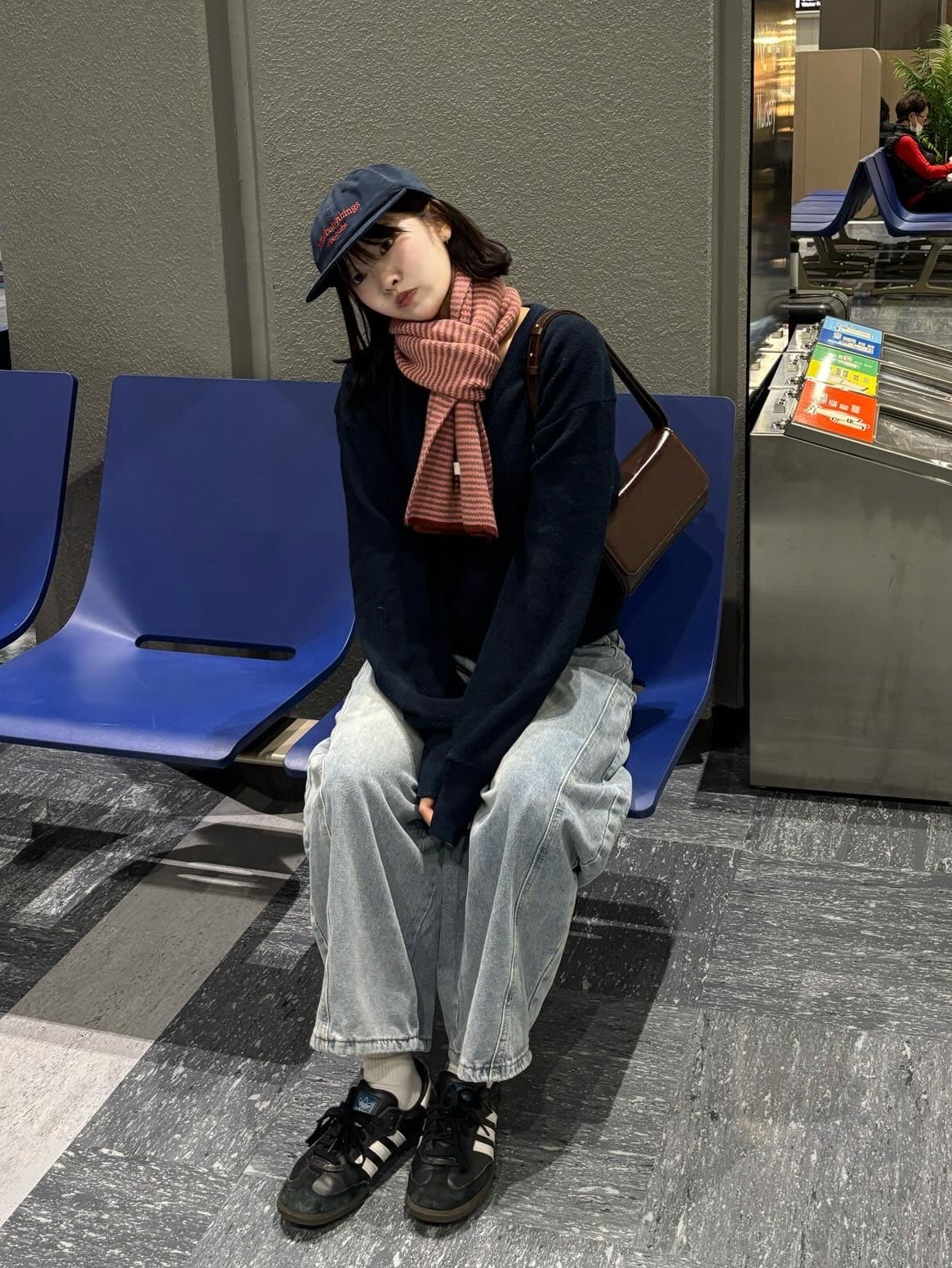 ボーダーニットマフラー DPB63257