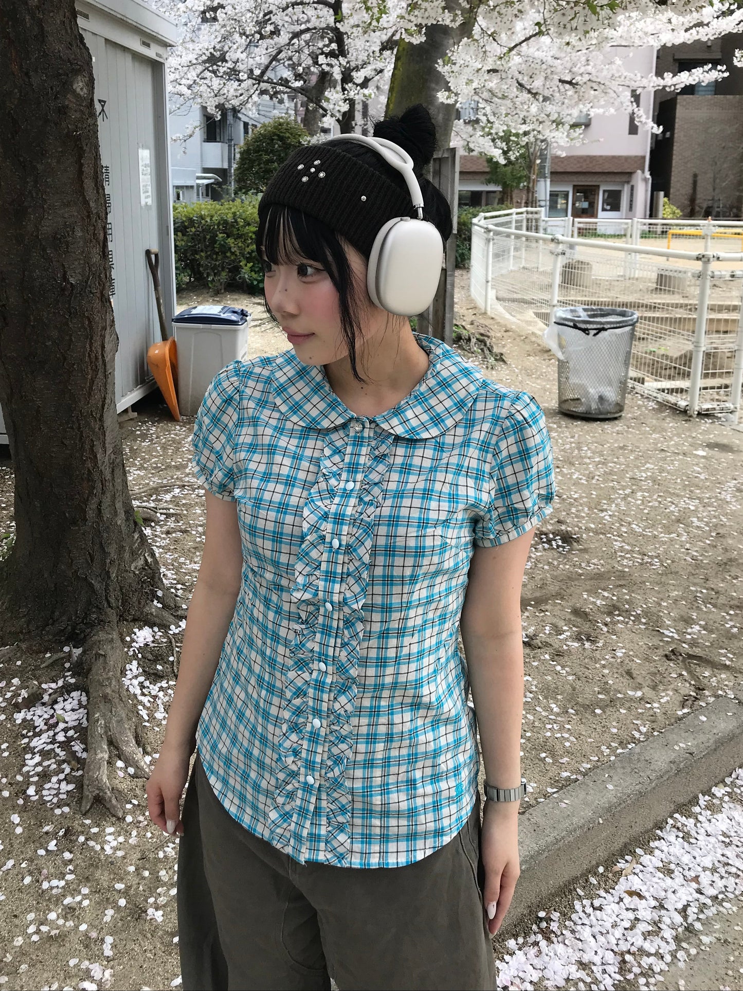 スカイブルーチェックシャツ DPB89244