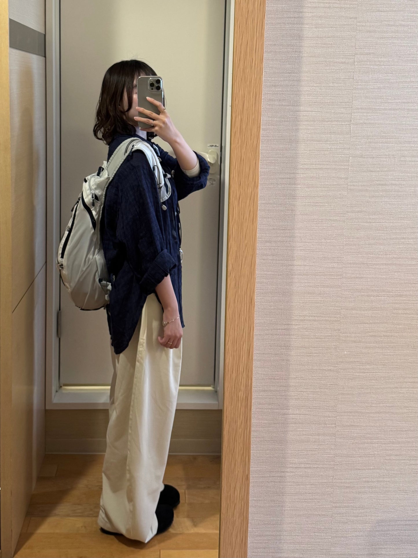 リネンライクワイドパンツ DPC03040