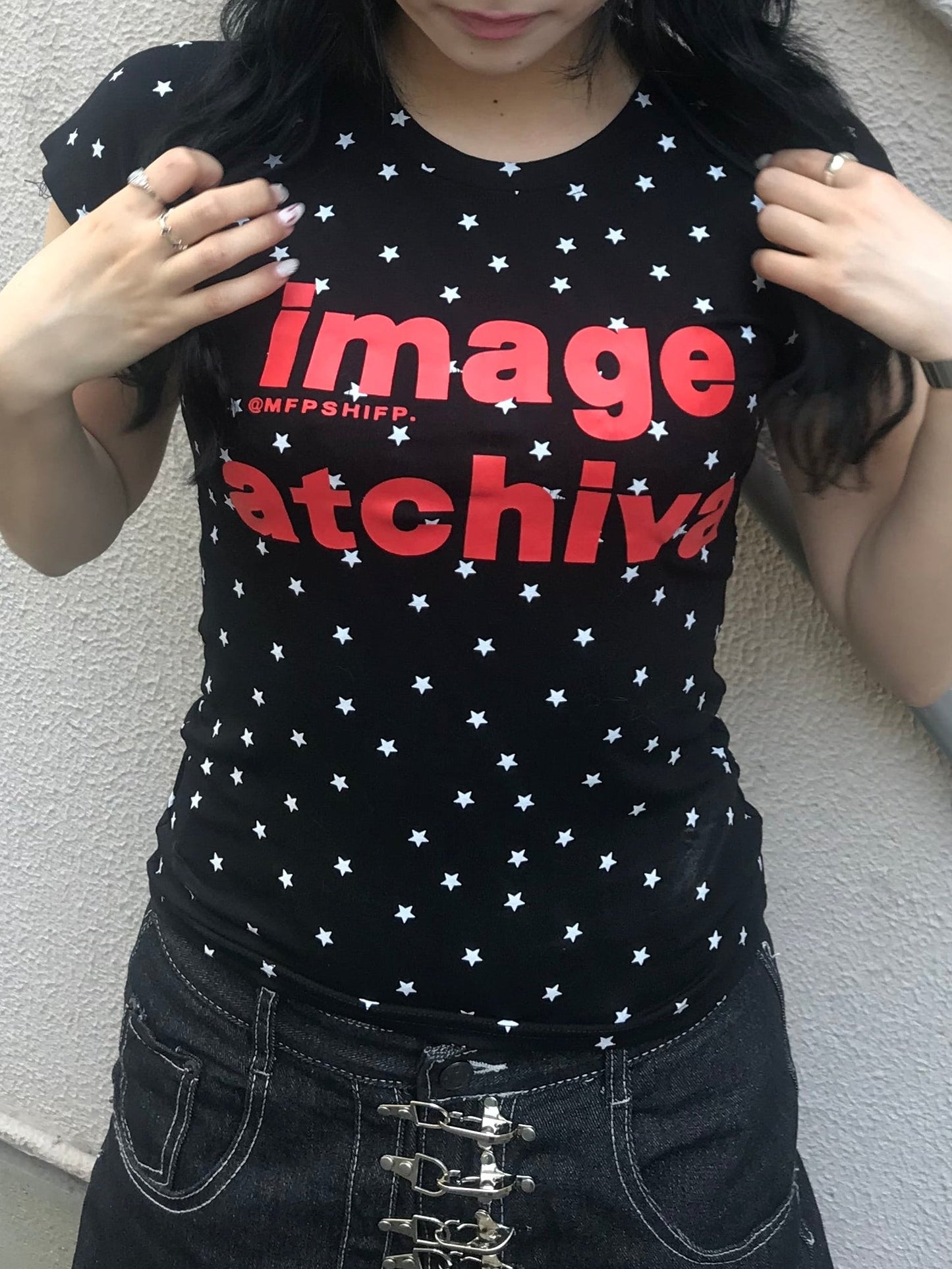 ブラックスターフィットTシャツ DPB89249