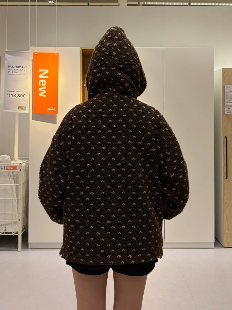 ハートドットボアフリースフーディー DPB98029