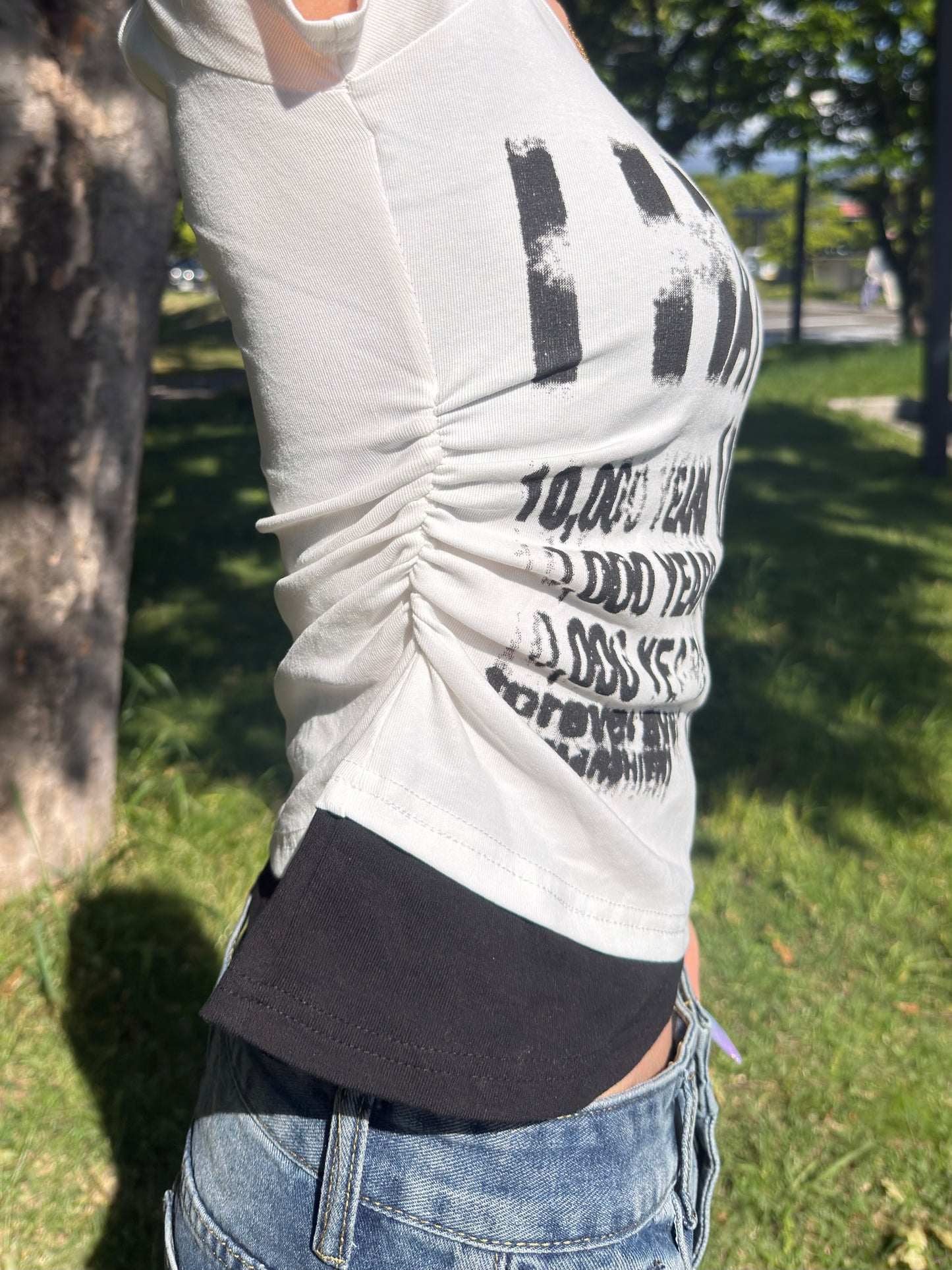 ショート丈Tシャツ DPB42489