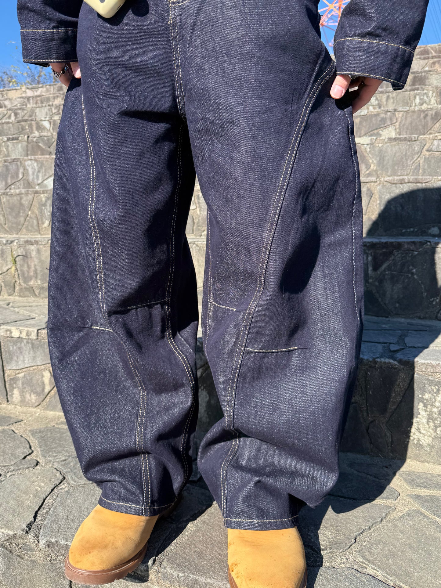 セットアップステッチデニムパンツ DPB90153