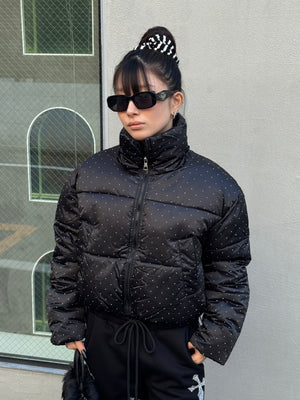 ラメショートダウンジャケット DPB86154