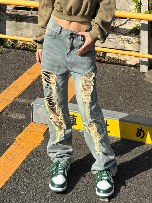ダメージデニムパンツ DPB86031