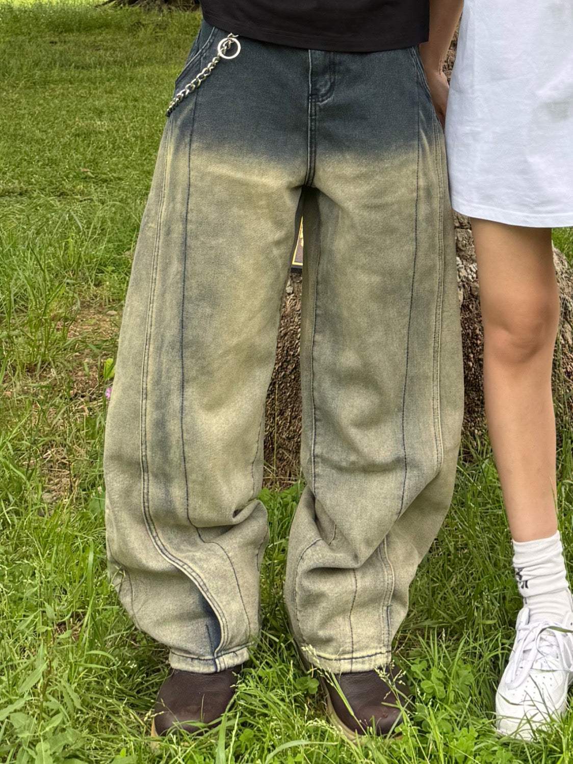 Kenshin_グラデーションバルーンデニムパンツ DPB73377