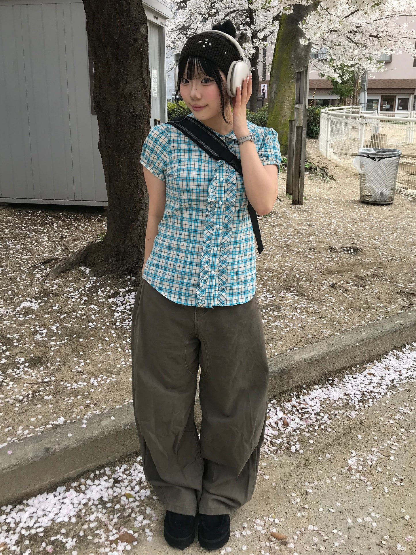 スカイブルーチェックシャツ DPB89244