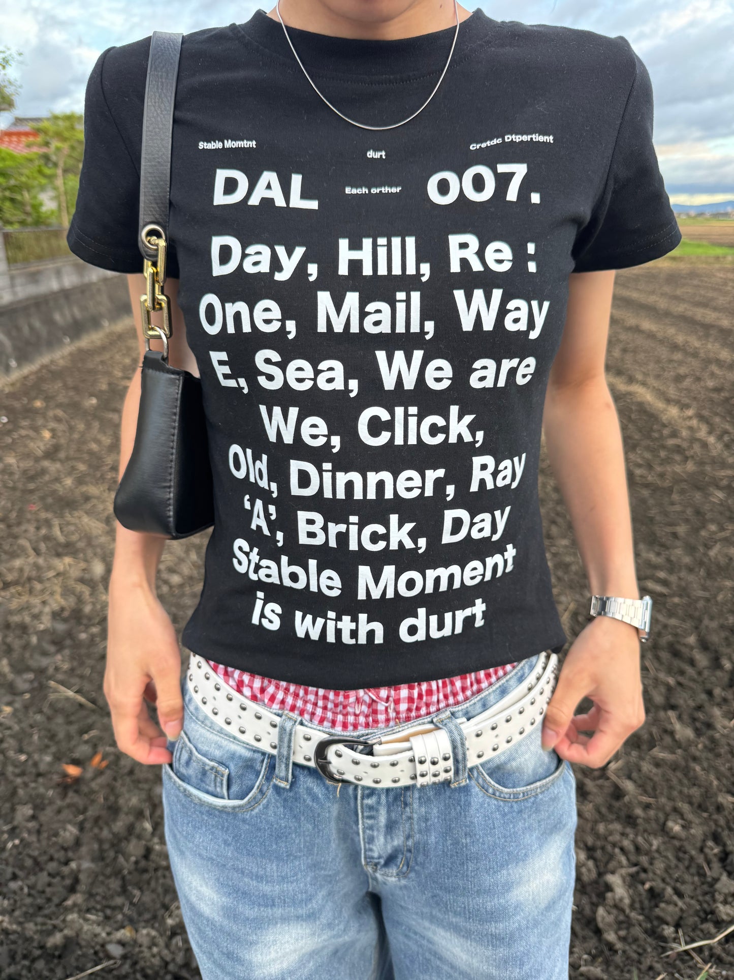 レタリングロゴTシャツ DPC07030