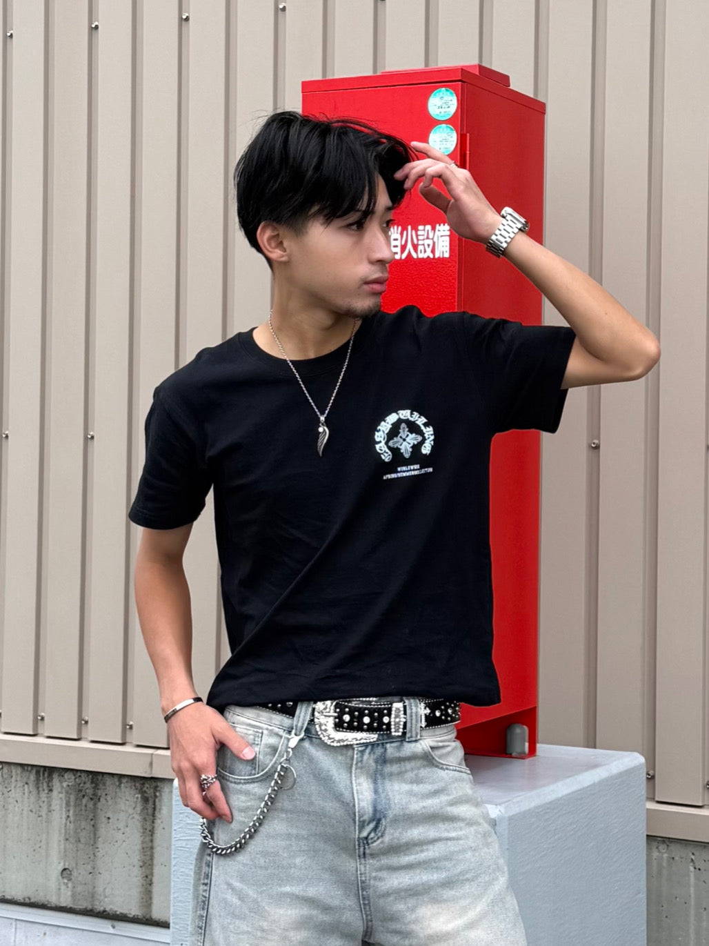 ゴシックバックロゴTシャツ DPB90210
