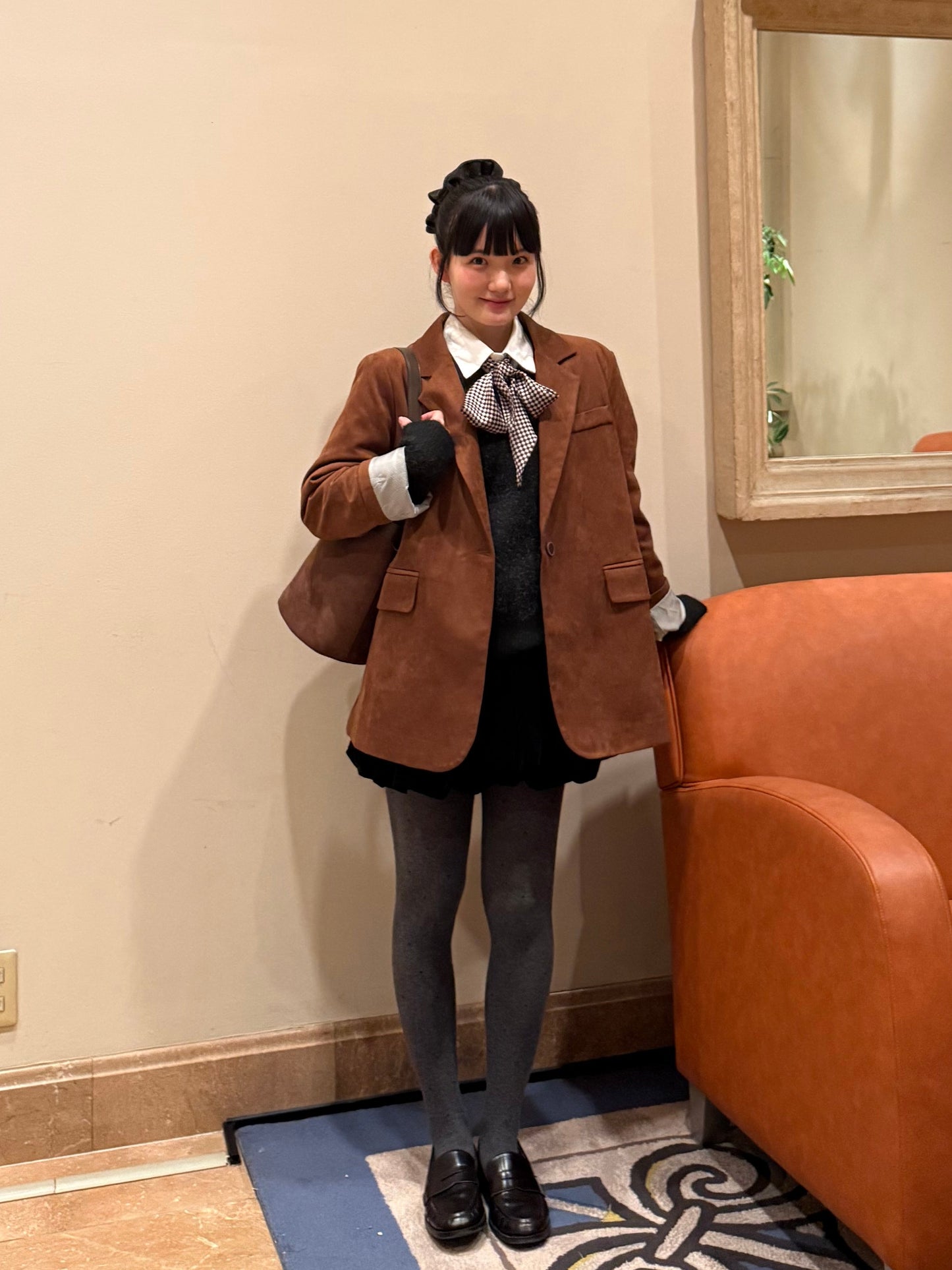 スエードライクテーラードジャケット DPA43723