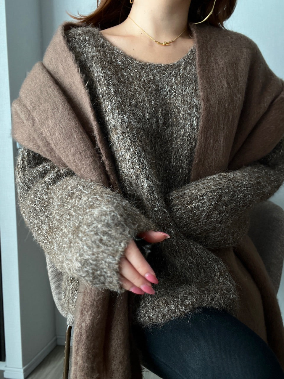 オーバーサイズニット DPB56349