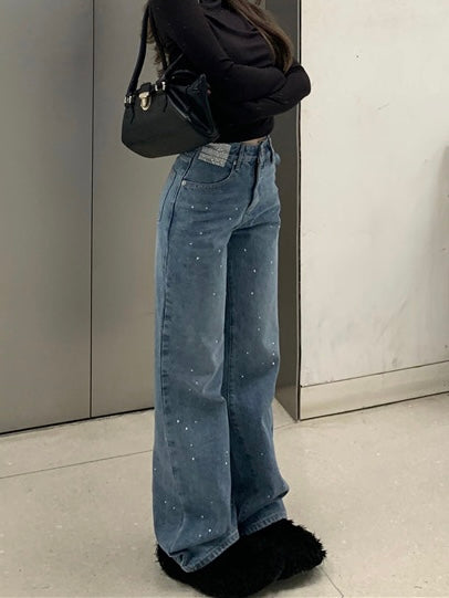 ストーンデニムパンツ DPB74118