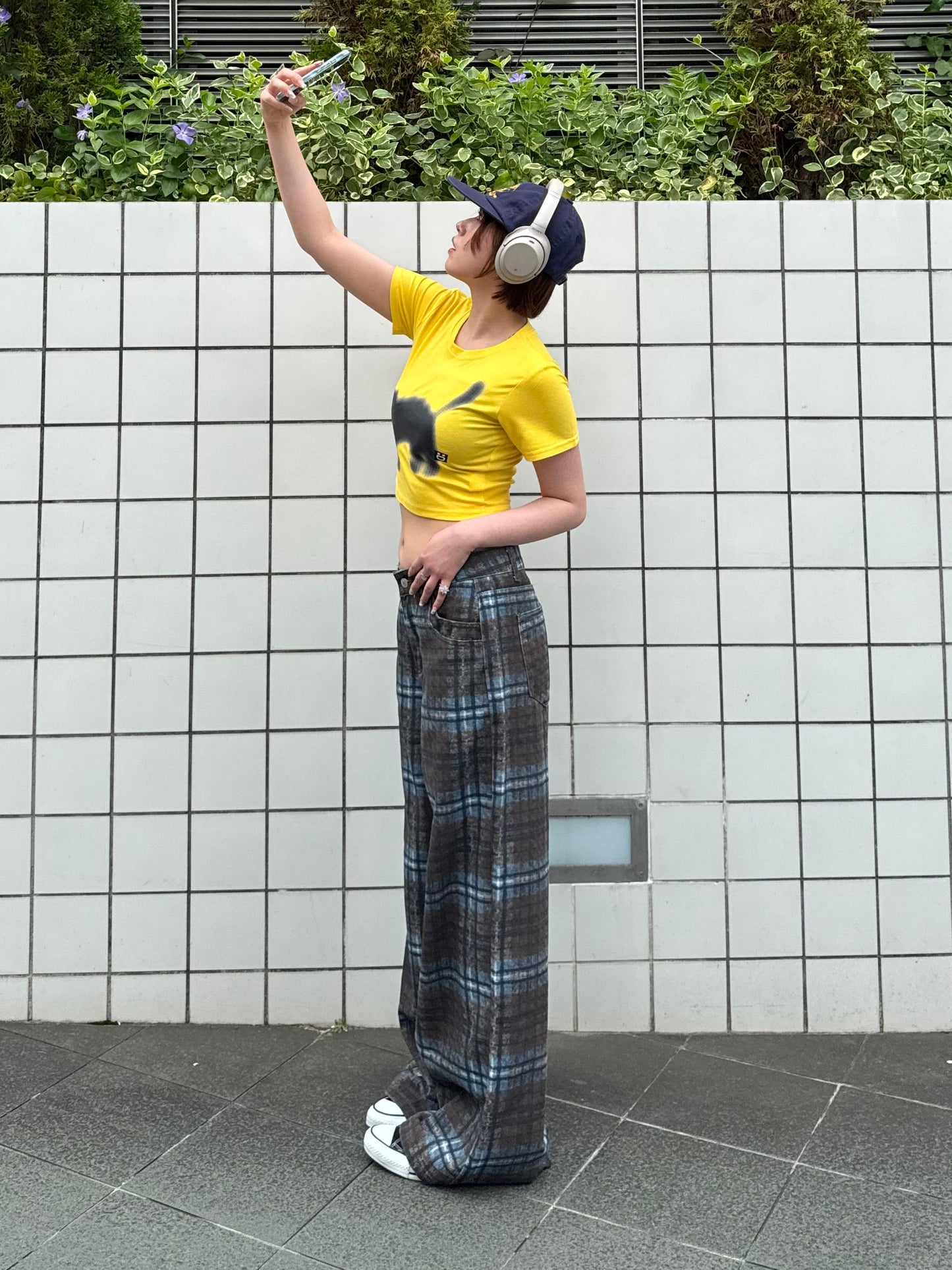 キャットプリントTシャツ DPB91117