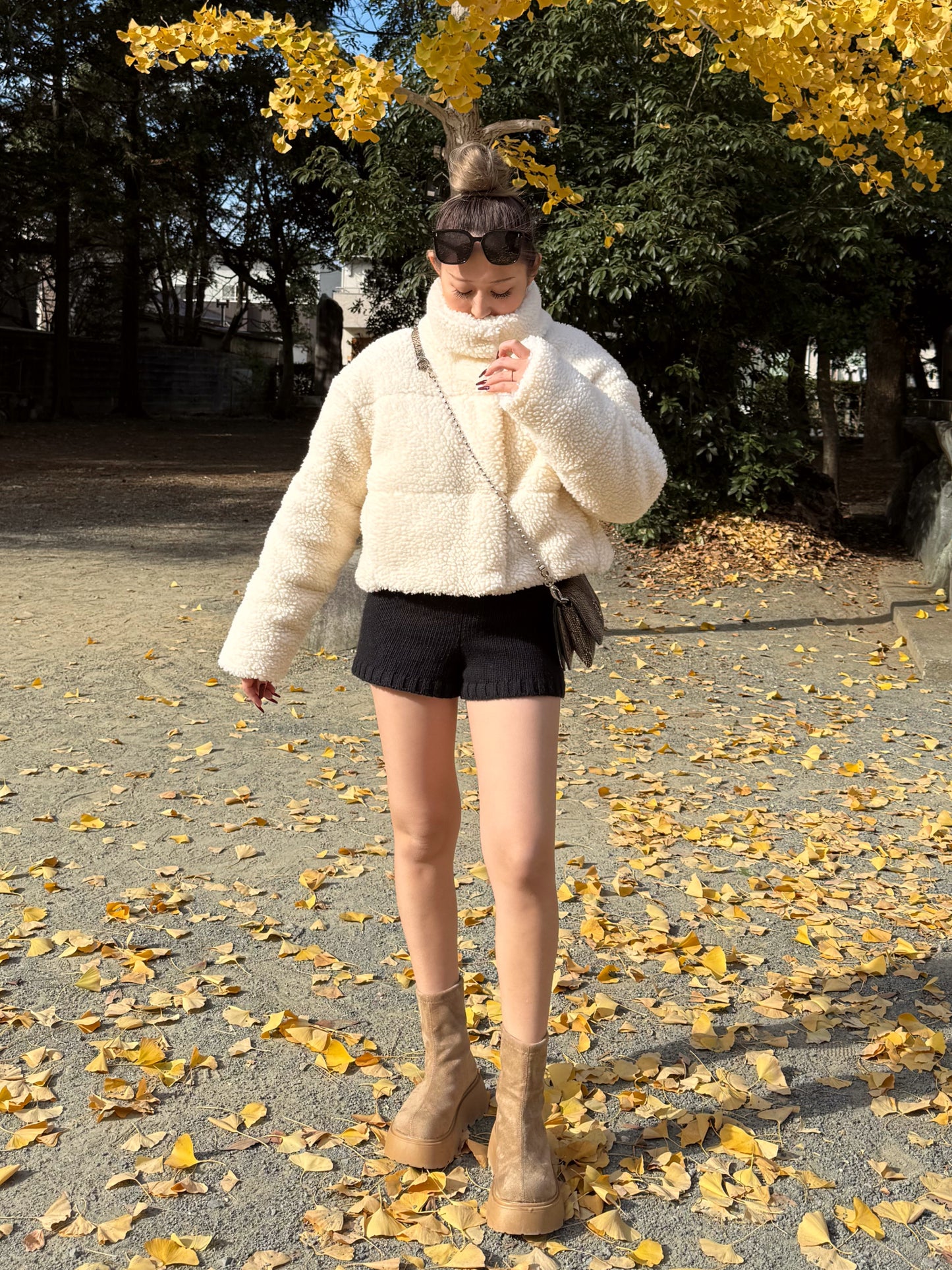 スエードライクハイカットブーツ DPB73522