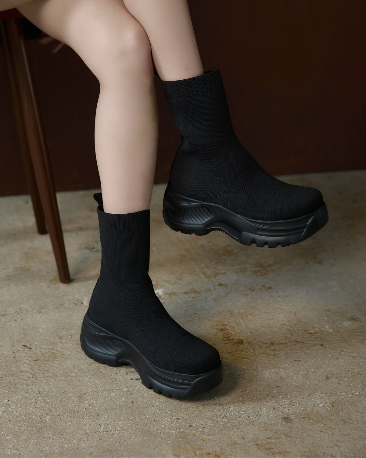 platform short boots