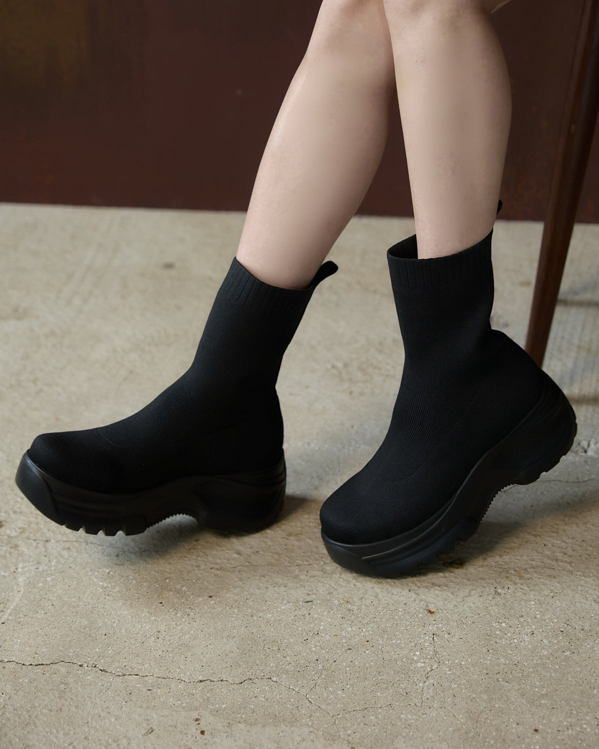 platform short boots