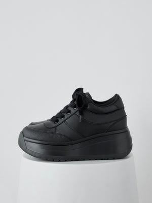 platform sneaker BLACK