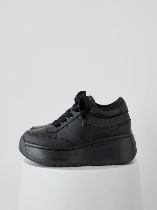 platform sneaker BLACK