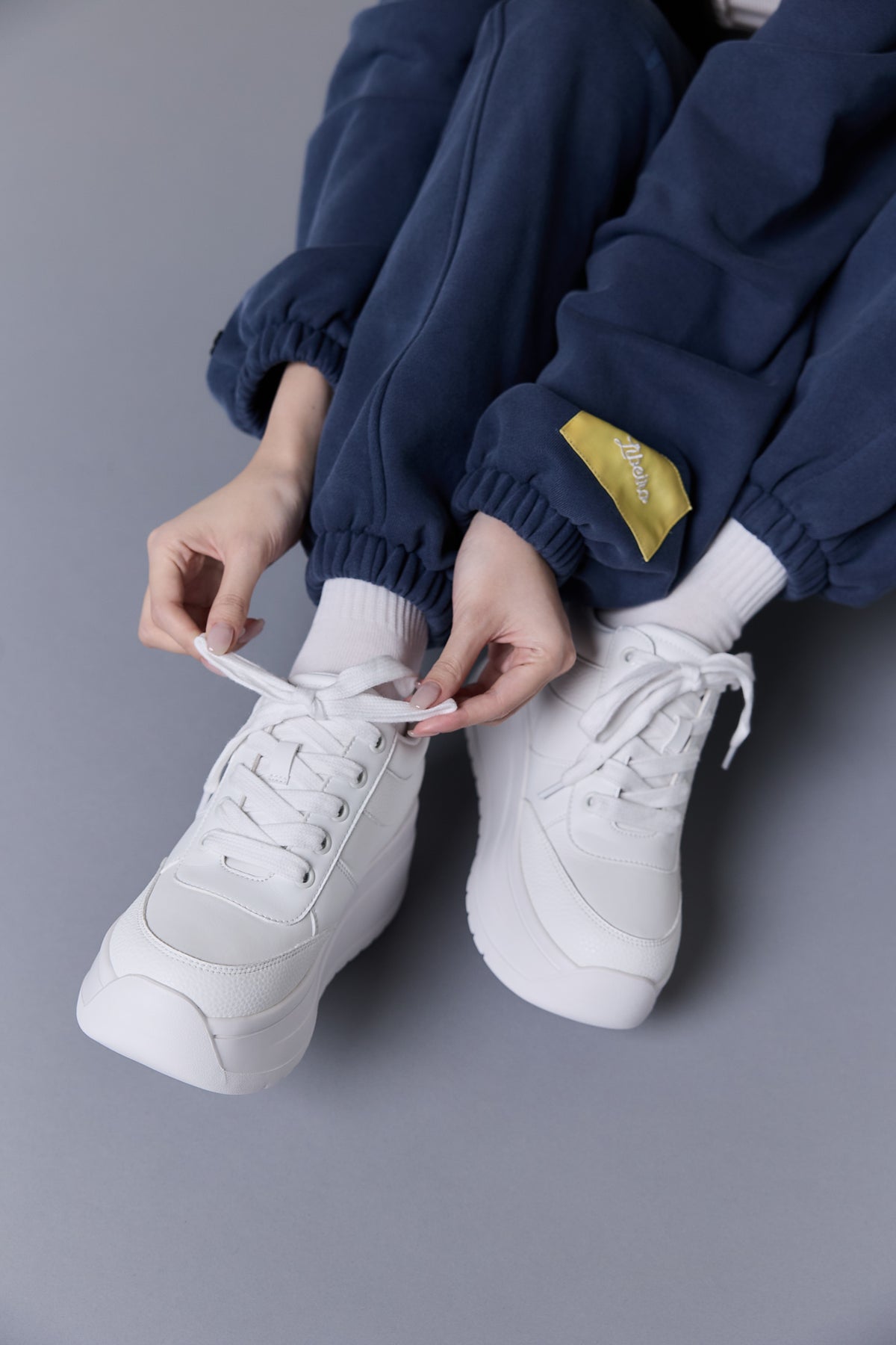 【予約】platform sneaker　WHITE