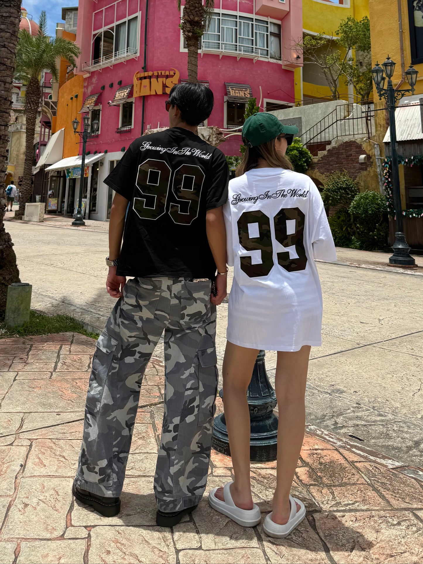 【即納】99カモフラロゴTシャツ DPB73675S