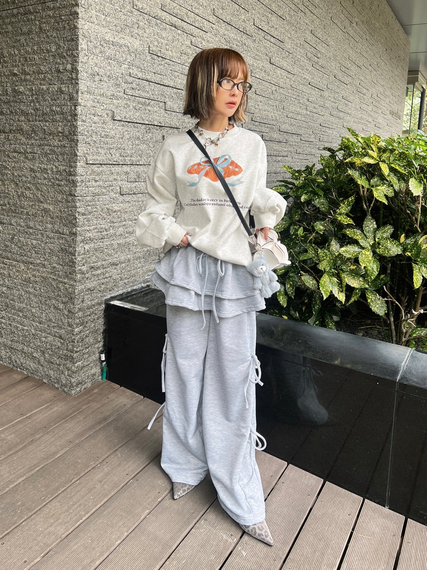 クロワッサンリボンスウェット DPB79210