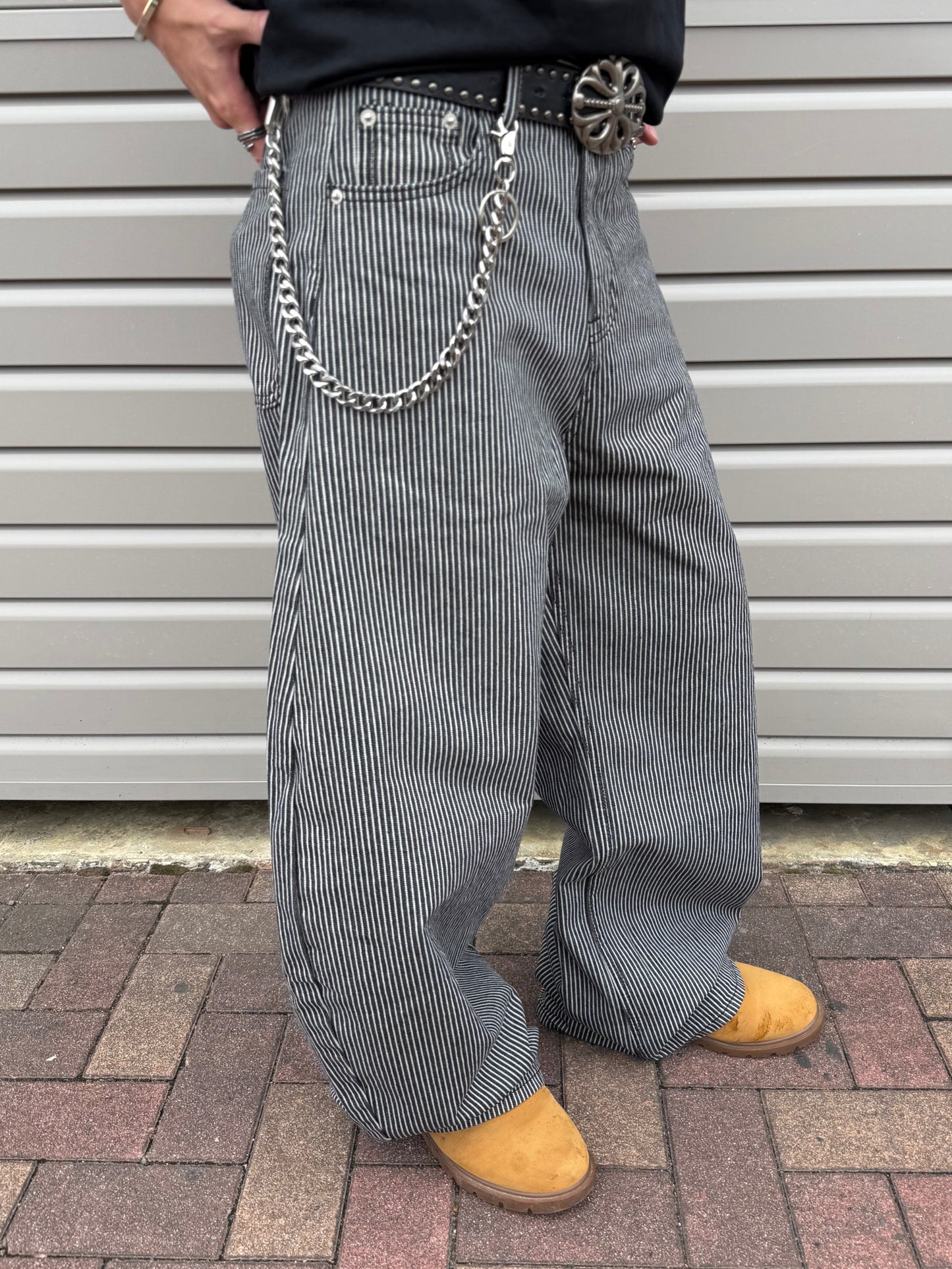 ストライプデニムパンツ DPB90222