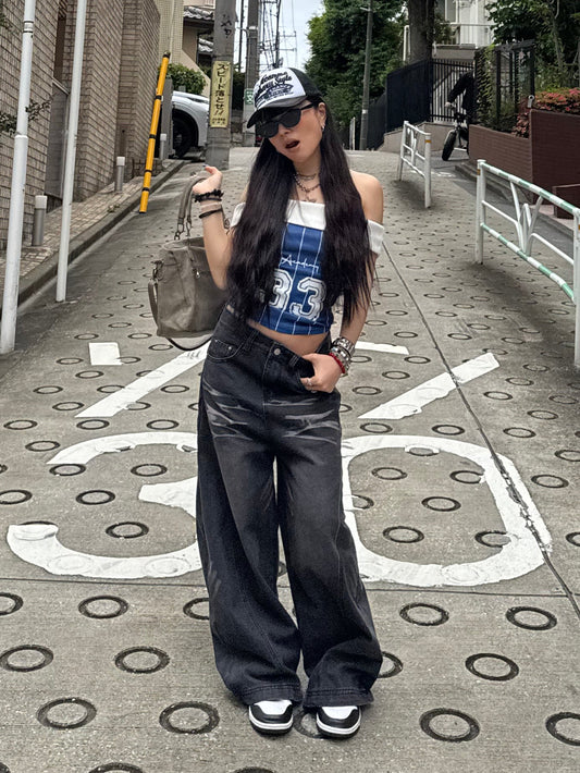バルーンウォッシュドデニムパンツ DPB86055