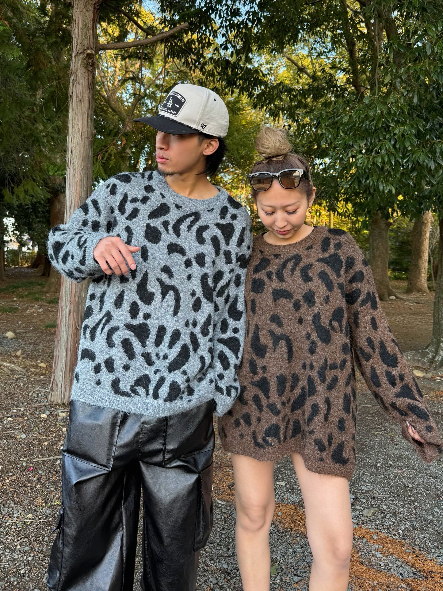 レオパードニットトップス DPB73525