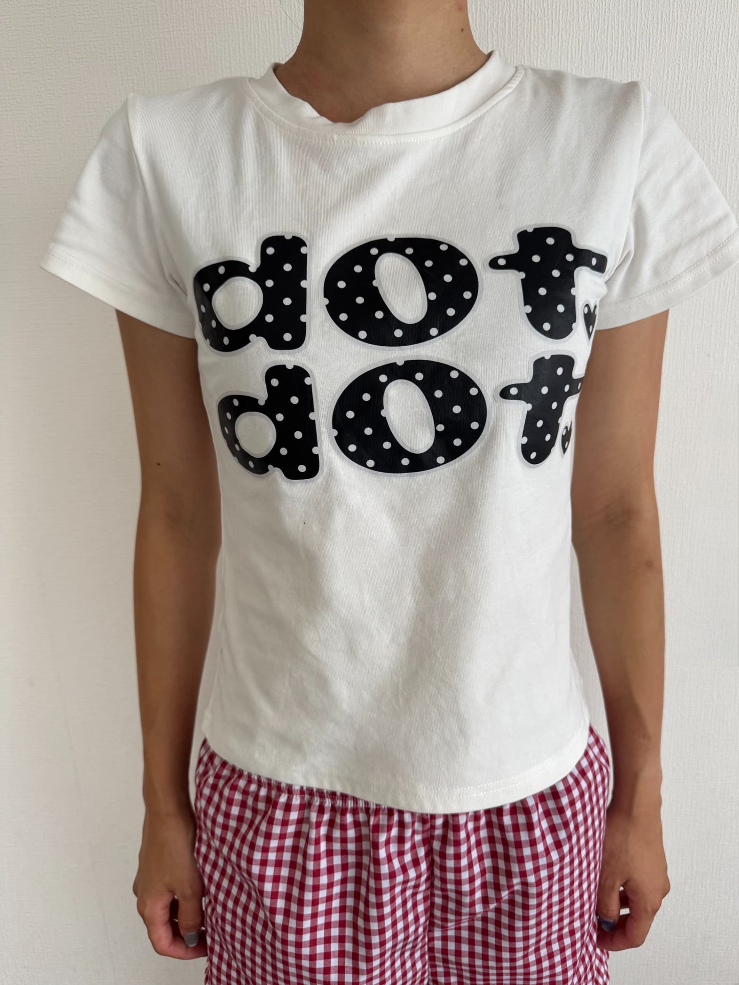 ドットレタリングミニTシャツ DPC07043