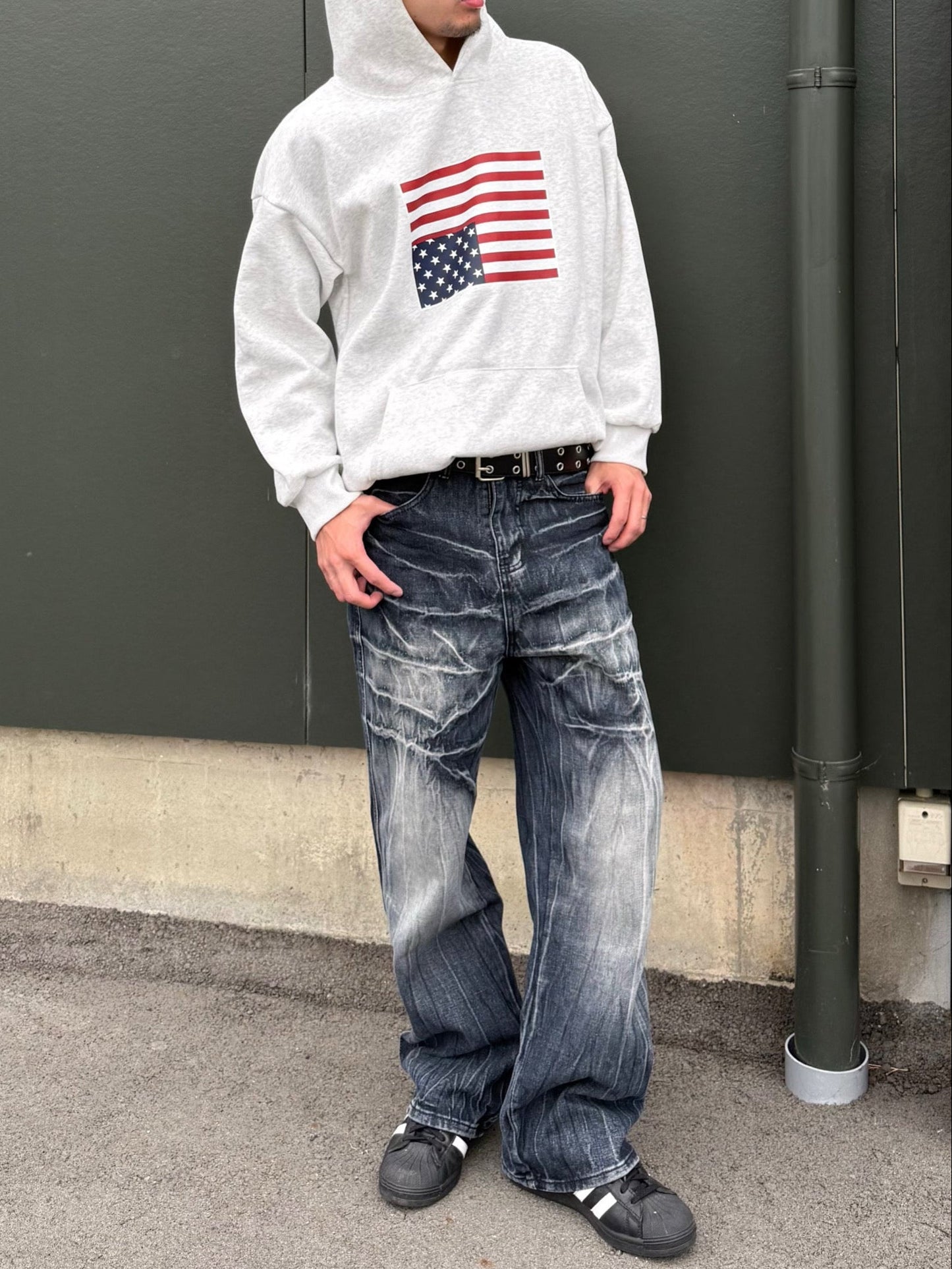 ライン加工デニムパンツ DPB90186