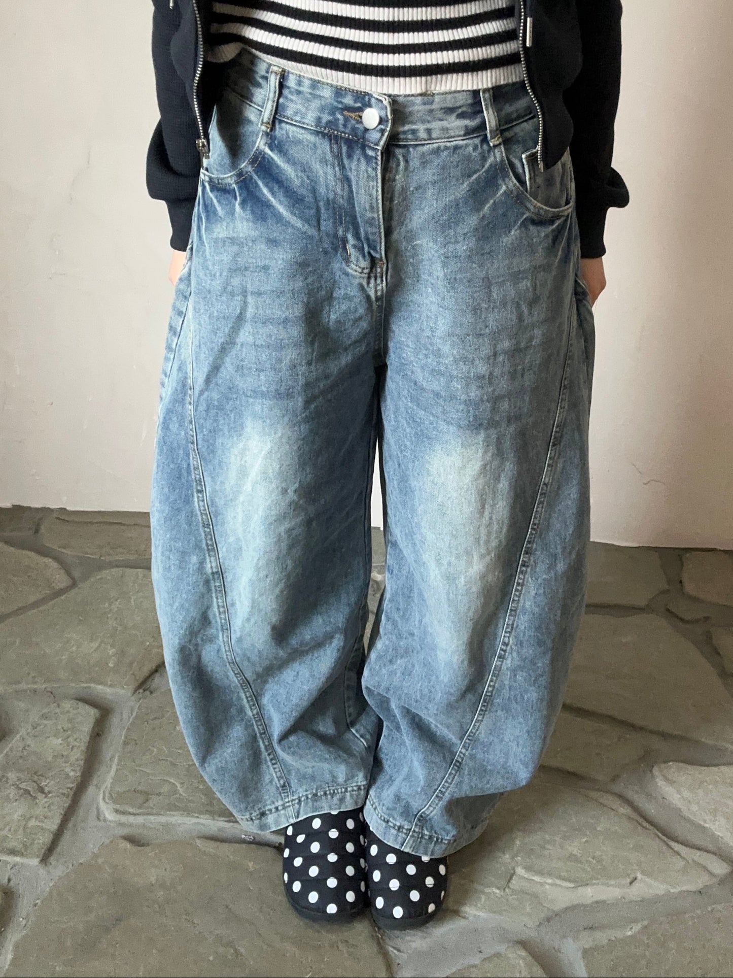 ワイドデニムパンツ DPB95062