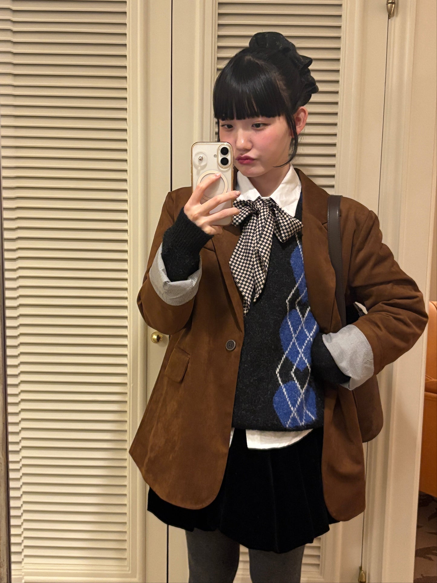 スエードライクテーラードジャケット DPA43723