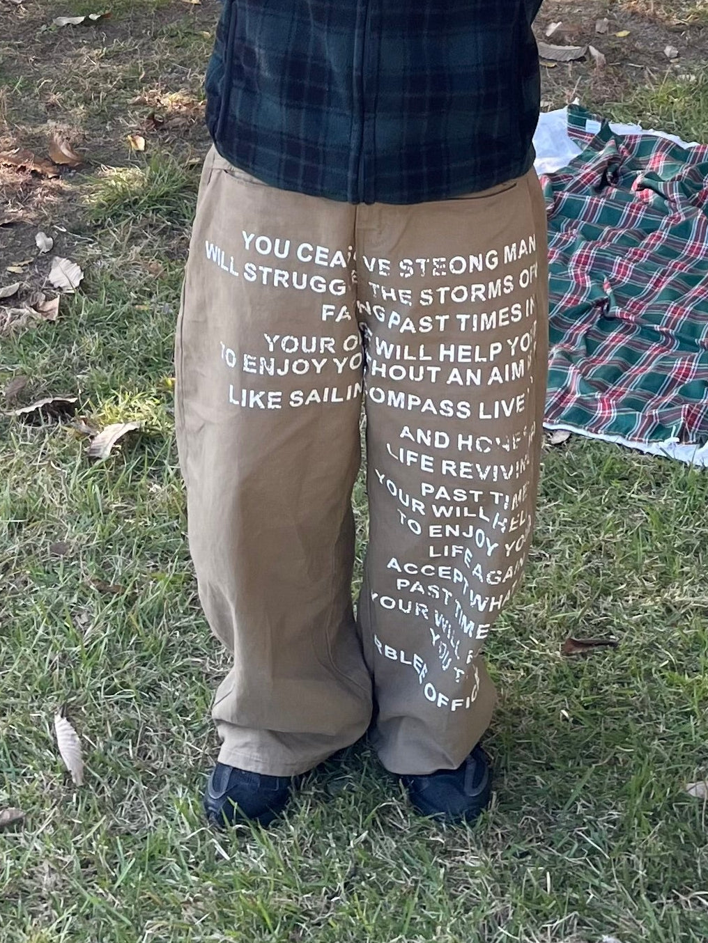 レタリングカーブパンツ DPB97035