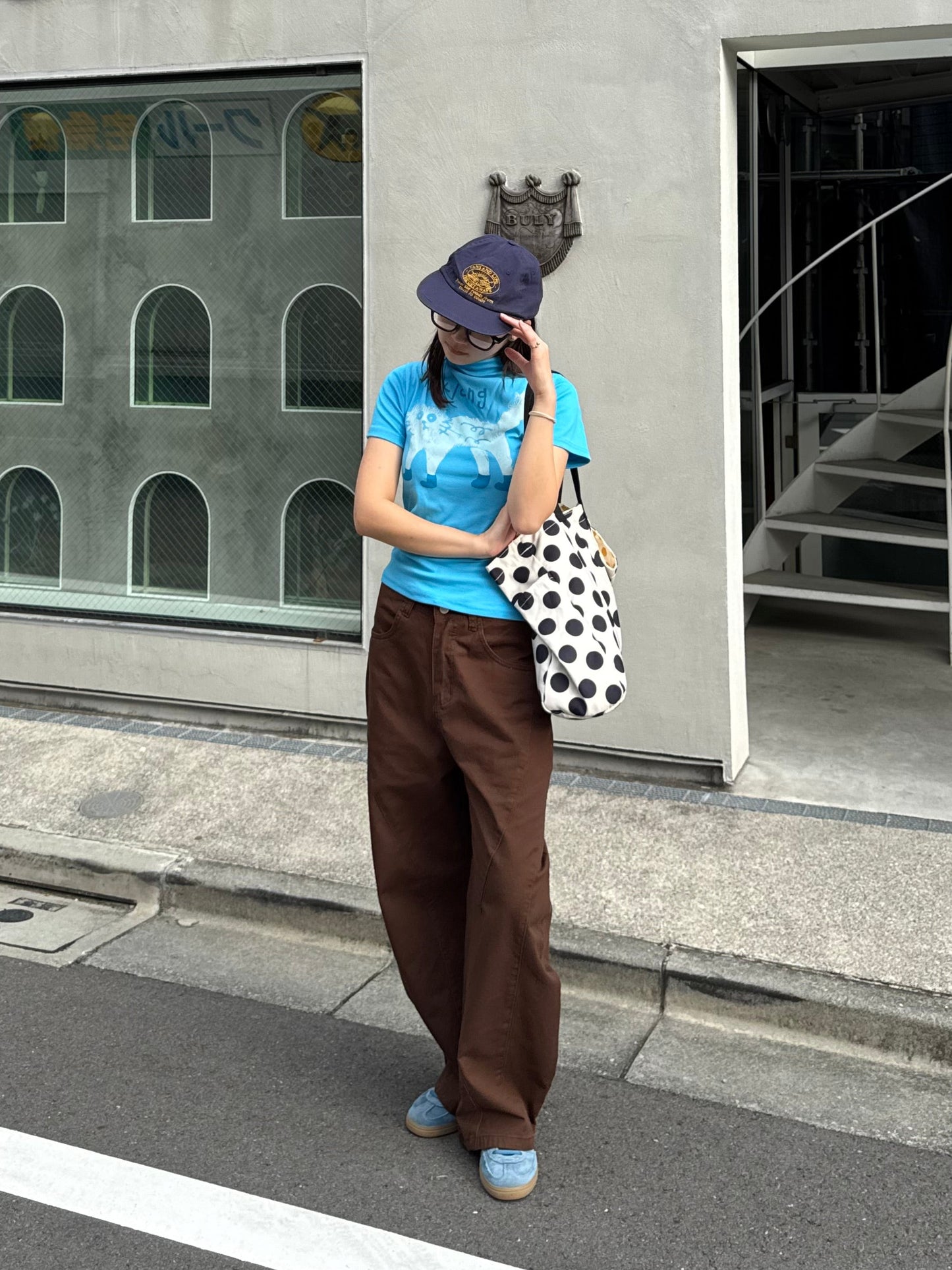 キャットプリントTシャツ DPB91028