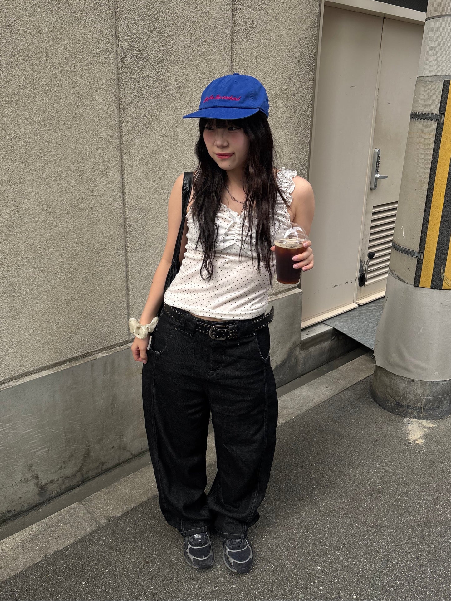 ダークデニムバギーパンツ DPB89051