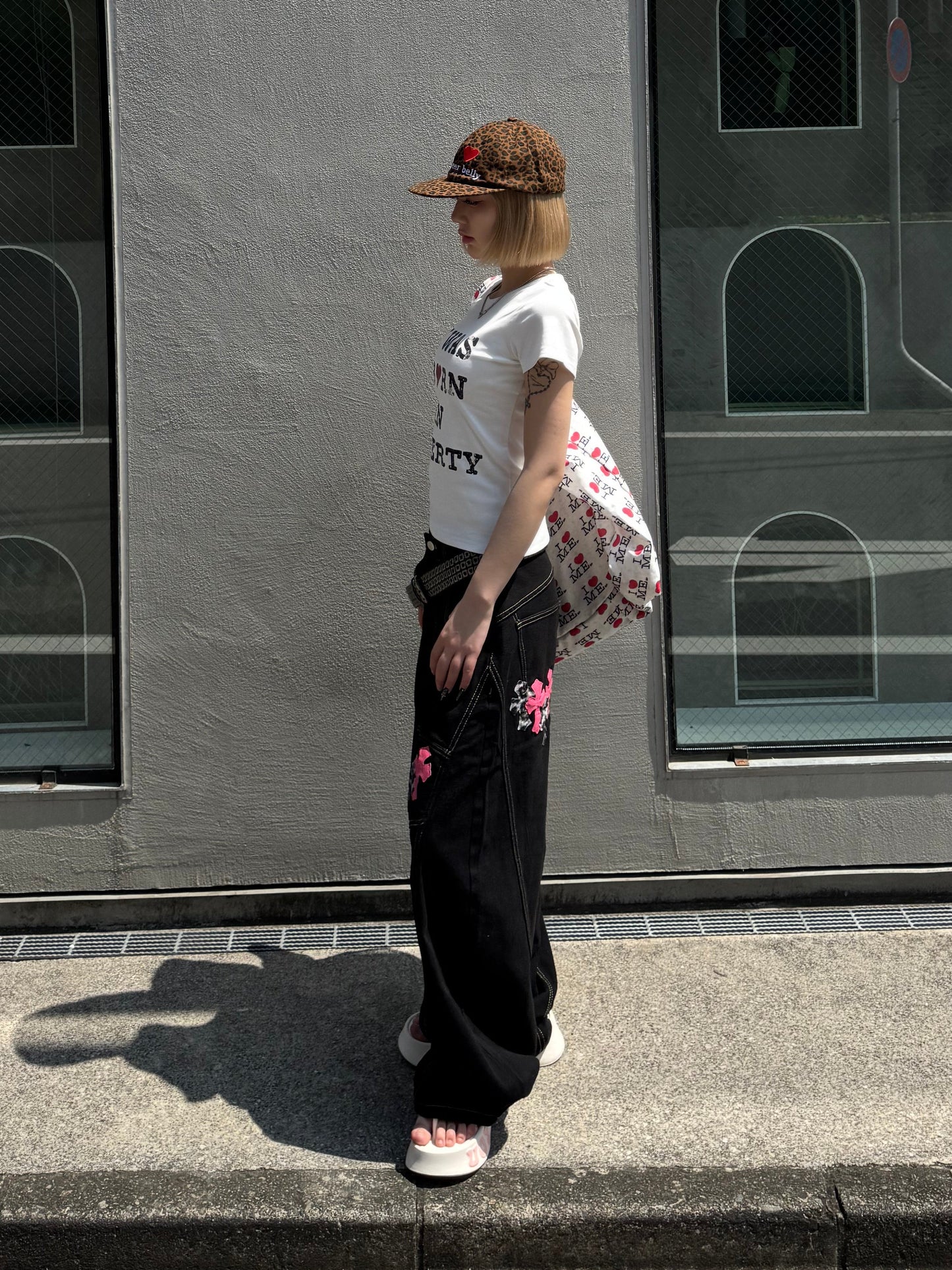 クロスパッチボリュームデニムパンツ DPB86270
