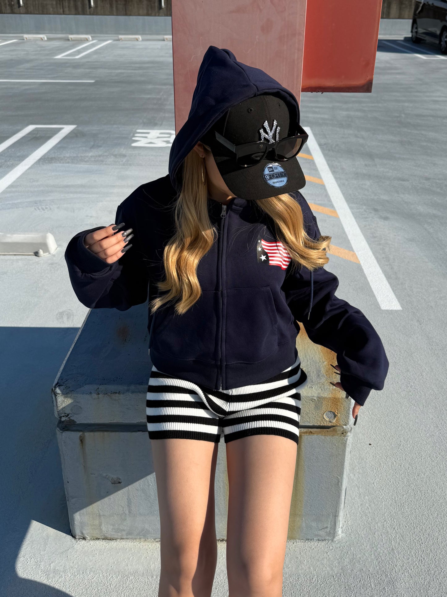 アメリカンプリントパーカー DPB73547