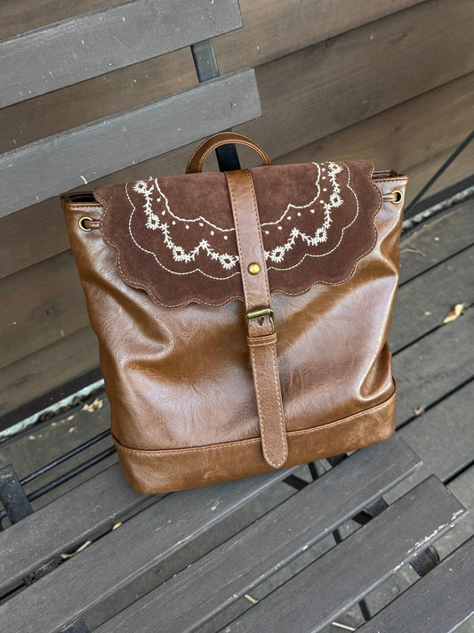 フラワー刺繍バックパック DPC03036