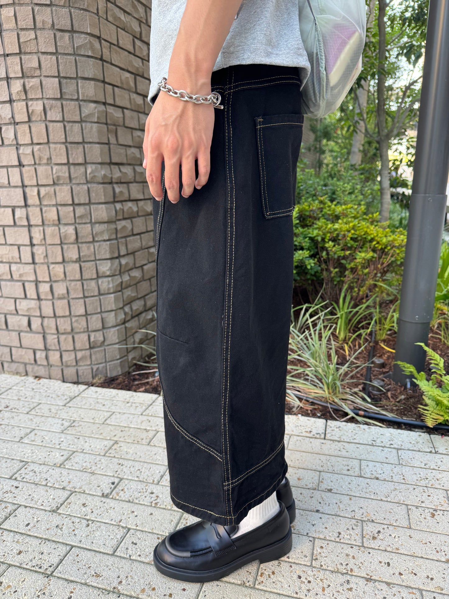 ステッチカーブラインハーフパンツ DPB85245
