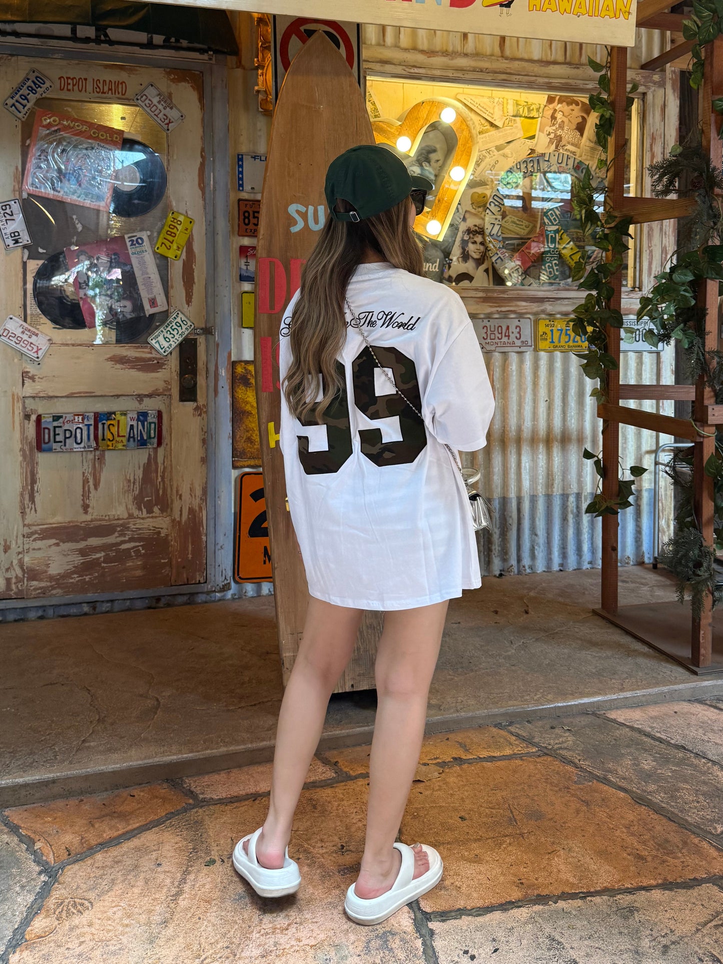【即納】99カモフラロゴTシャツ DPB73675S