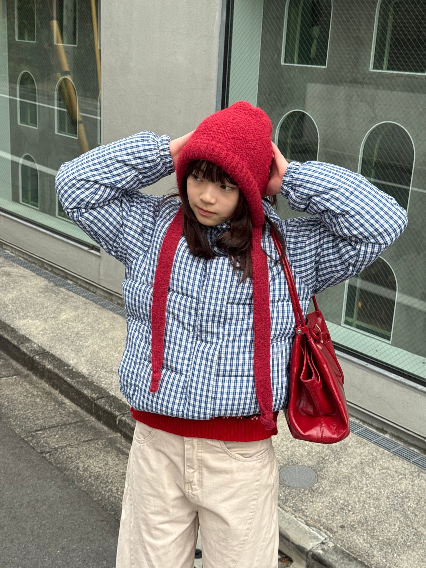 赤ずきんニット帽 DPB91063