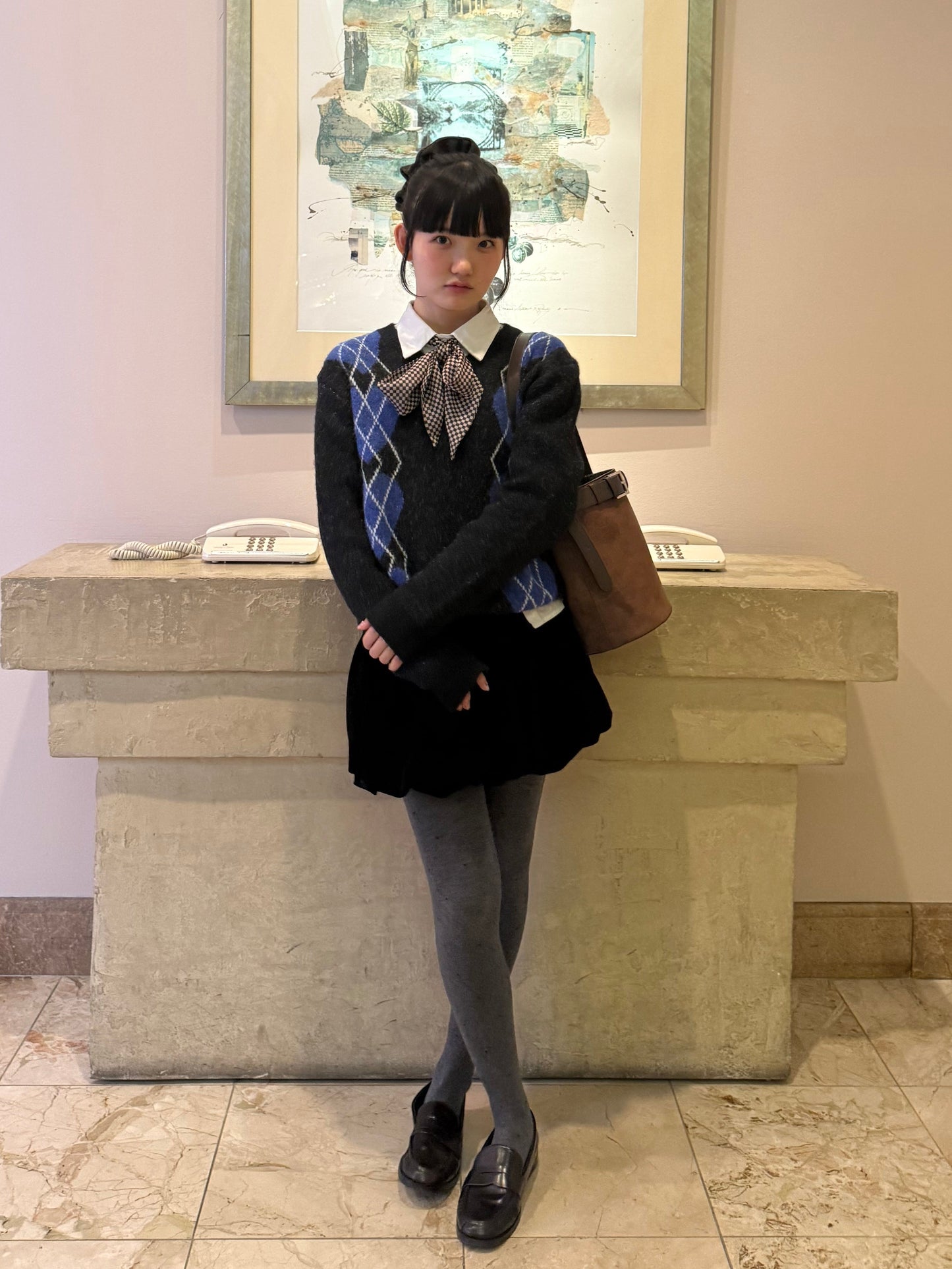 ブラックバルーンミニスカート DPA43719