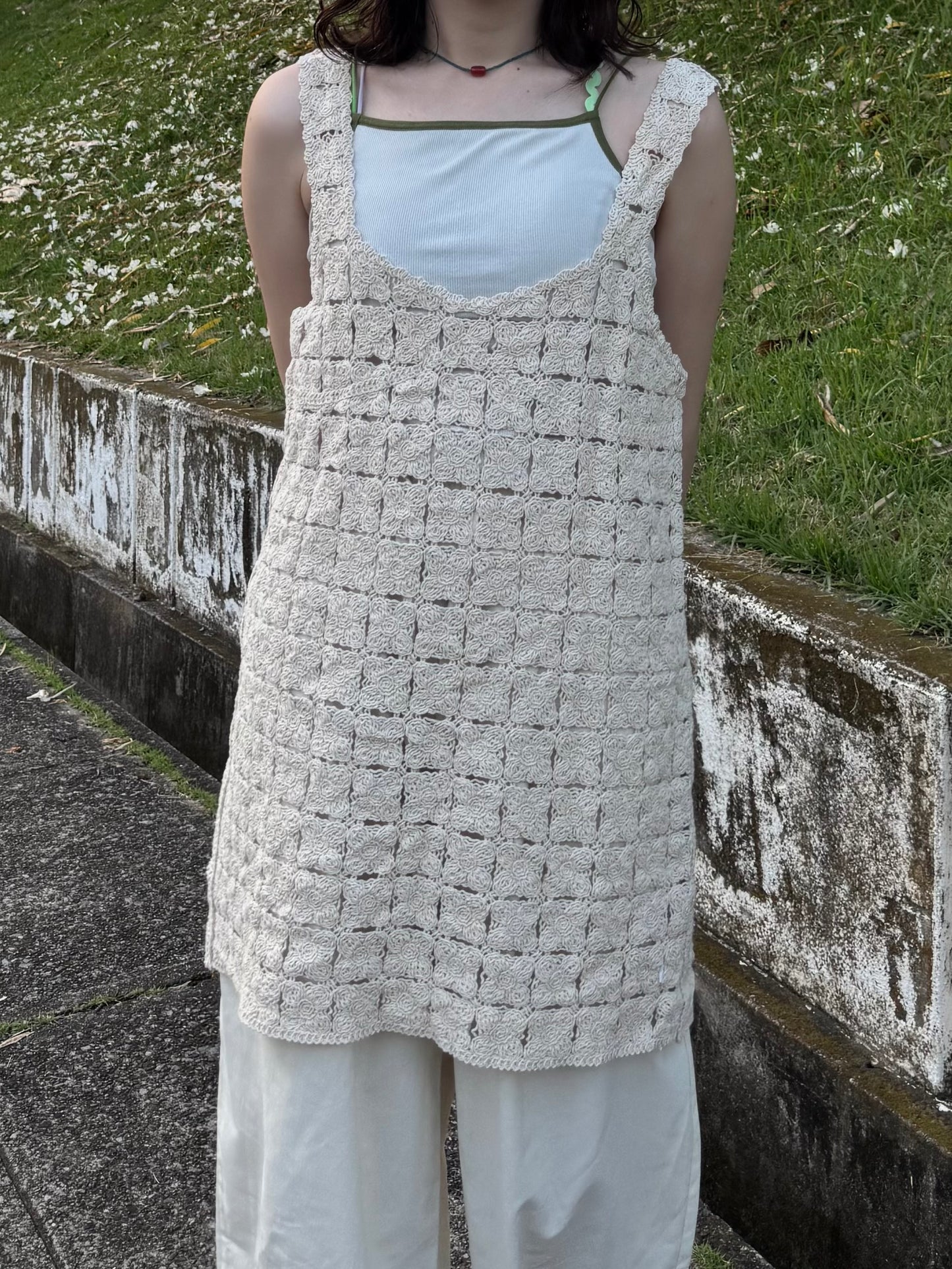 クロシェレイヤードワンピース DPC03076