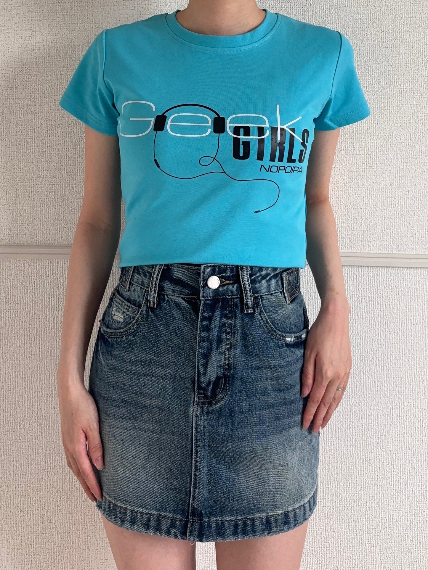 ライトブルーTシャツ DPB88280
