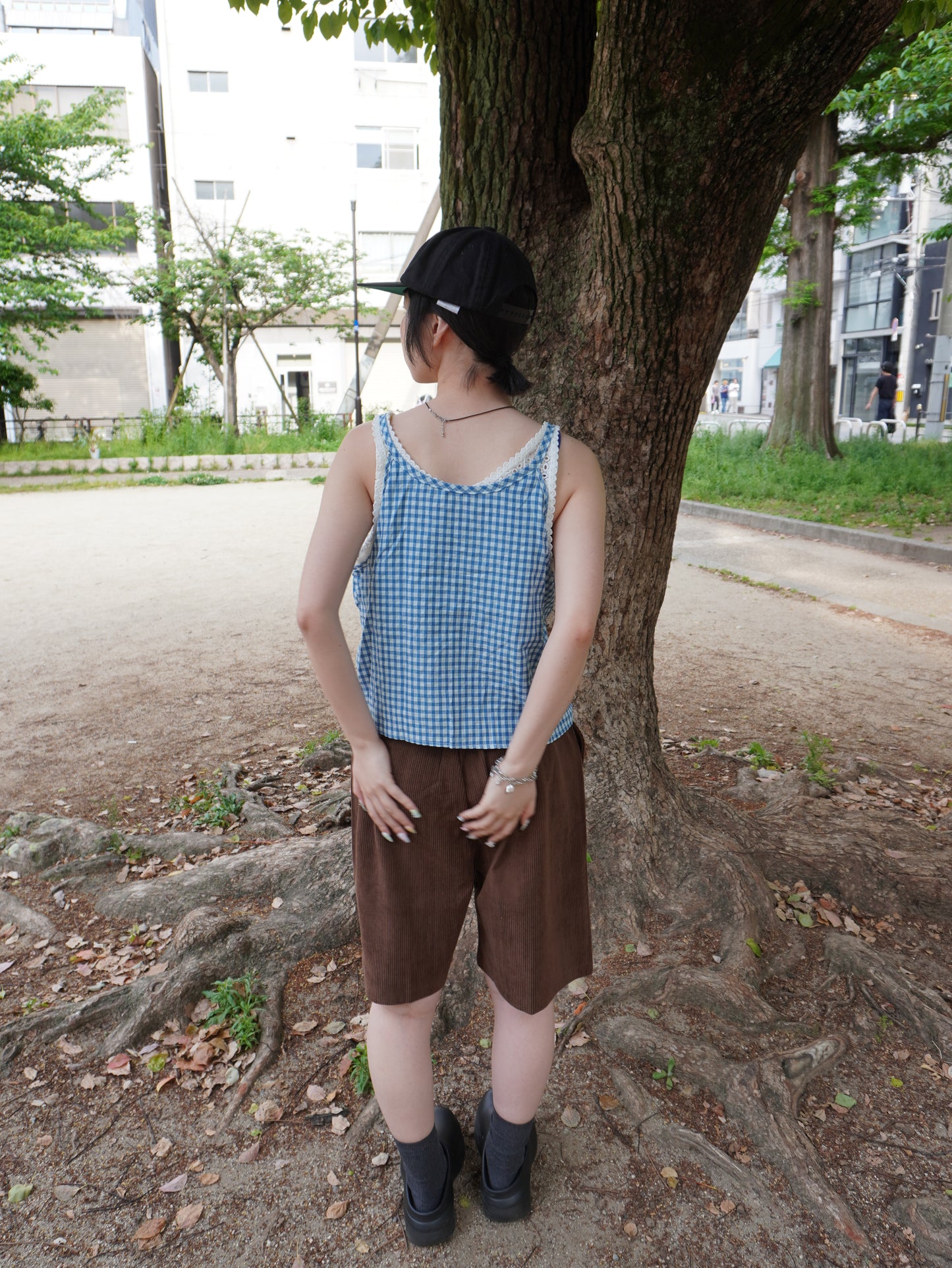 コーデュロイハーフパンツ DPB85158