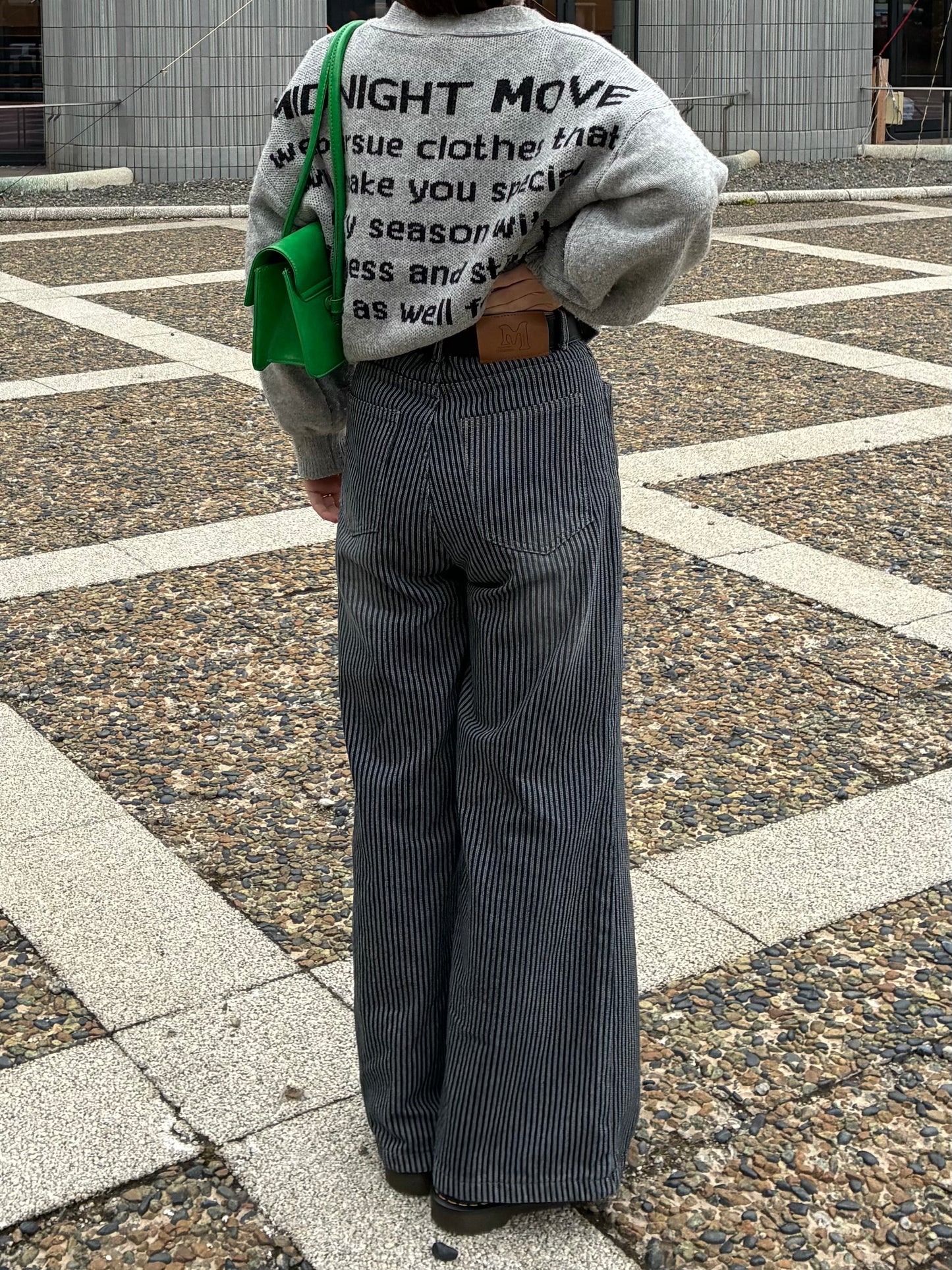 ストライプストレートパンツ DPA61445