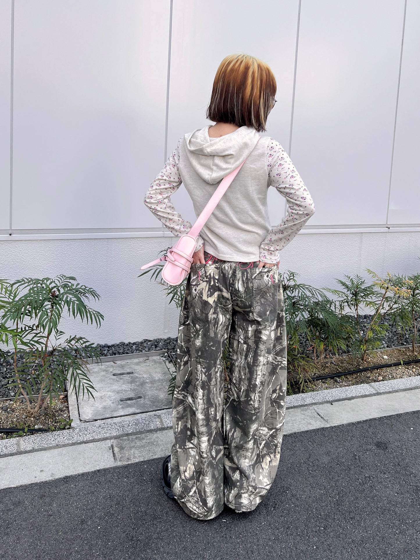 ツリーデザインワイドパンツ DPB79245